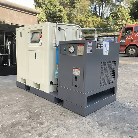 15kw 20HP Pm VSD 16bar Screw Air Compressor for Fiber Laser Cutting Machine
